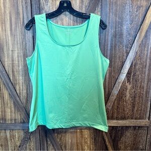Charter Club Mint Green Tank Top - Size L